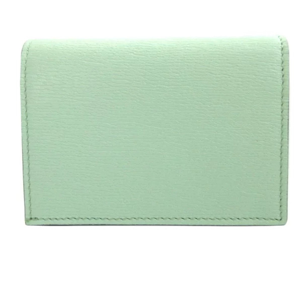 Gucci Bananya Leather Green Bi fold Wallet - Picture 3 of 6